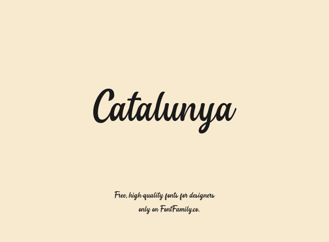 Catalunya Font