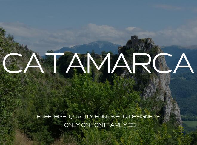 Catamarca Font Family