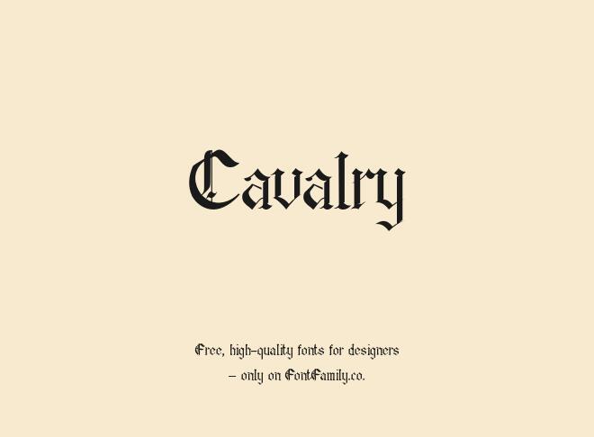 Cavalry Font