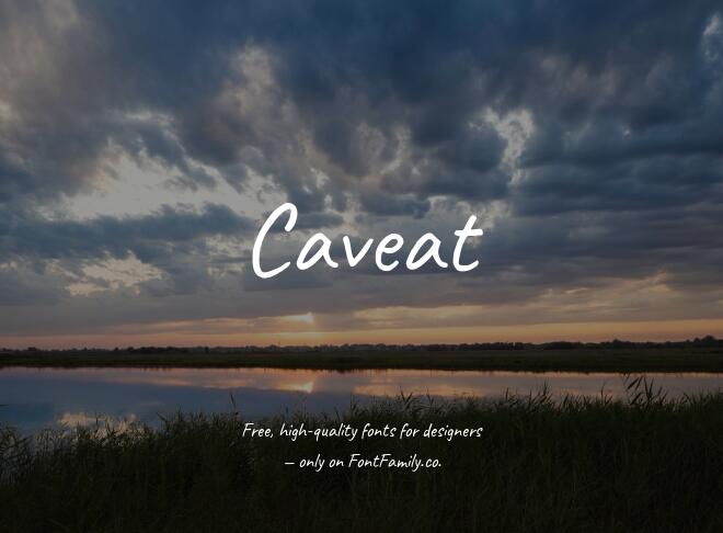 Caveat Font