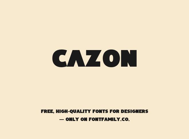Cazon Font