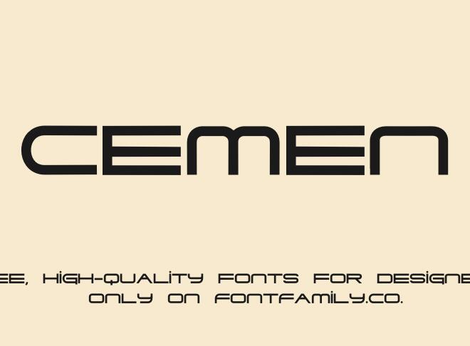 Cemen Font