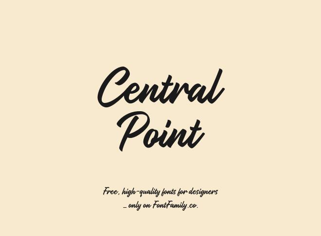 Central Point Font