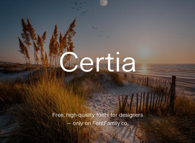 Certia Font