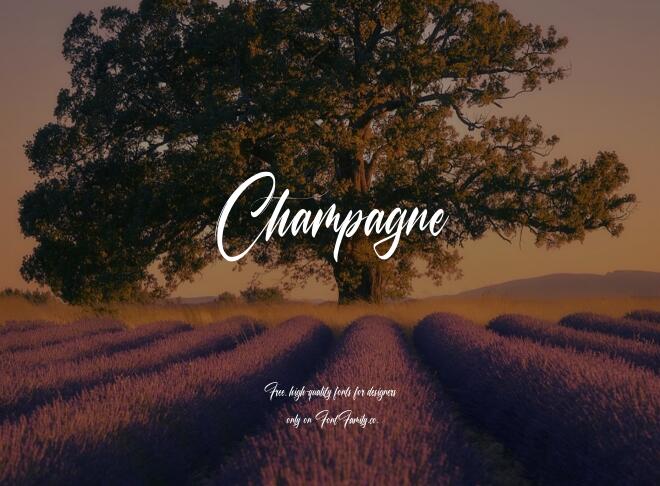 Champagne Font