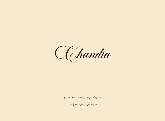 Chandia Font