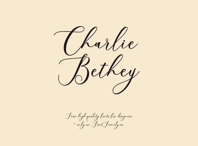 Charlie Bethey Font