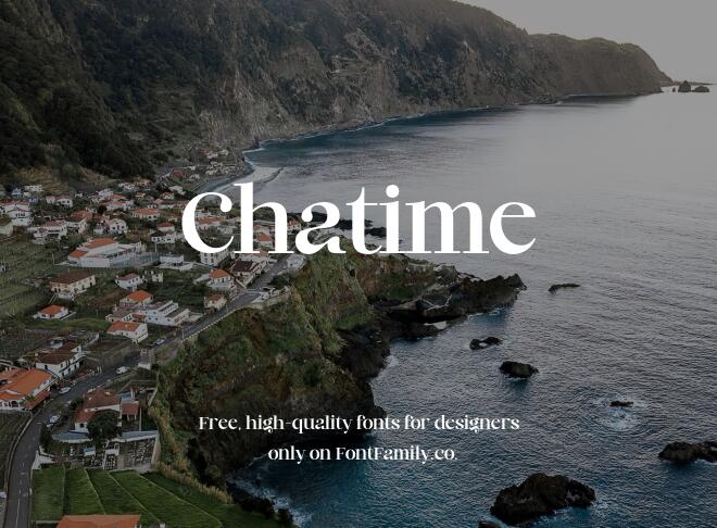 Chatime Font