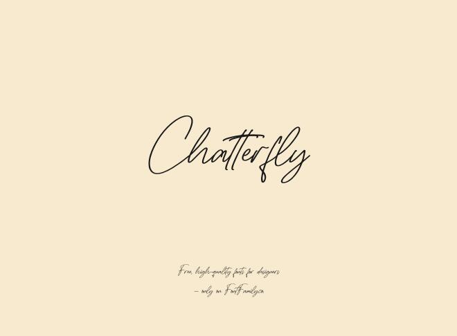 Chatterfly Font