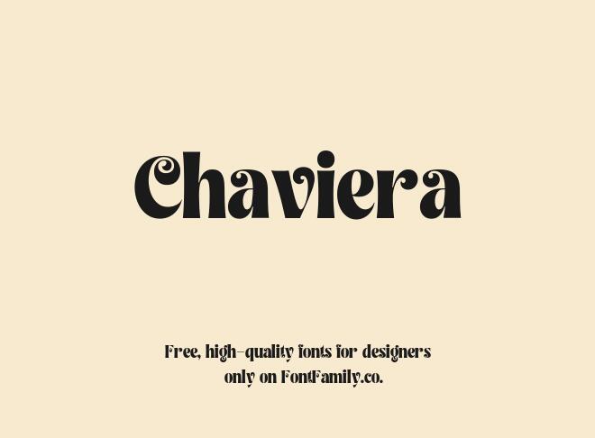 Chaviera Font