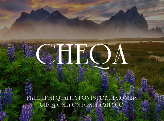 Cheqa Font