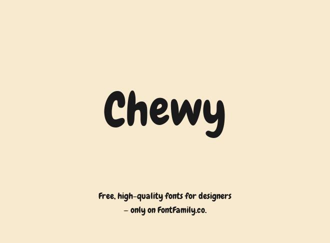 Chewy Font