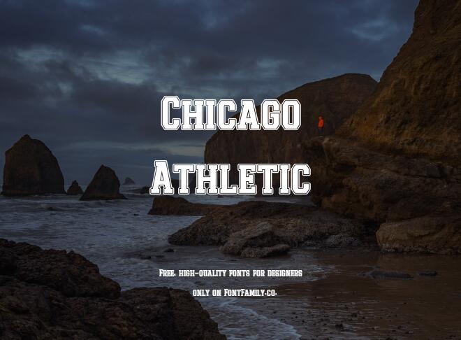 Chicago Athletic Font
