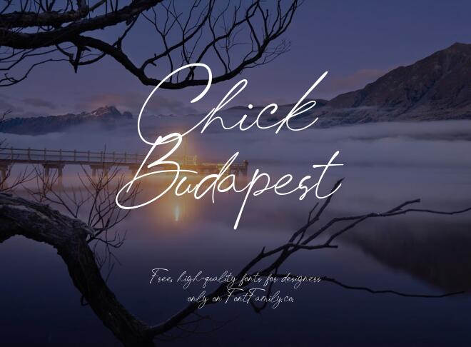 Chick Budapest Font