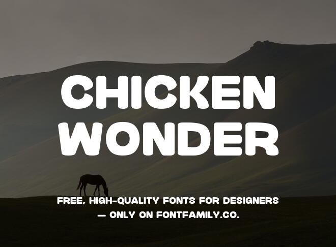 Chicken Wonder Font