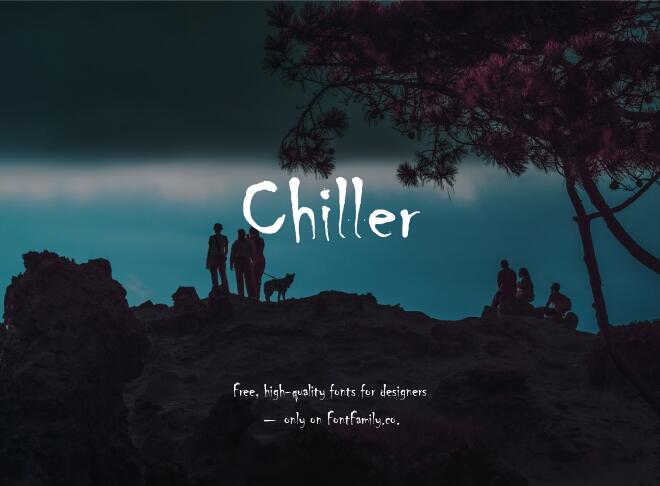 Chiller Font