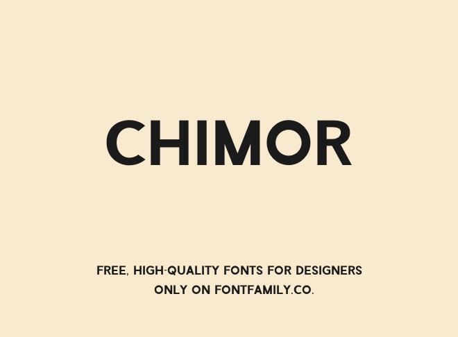Chimor Font