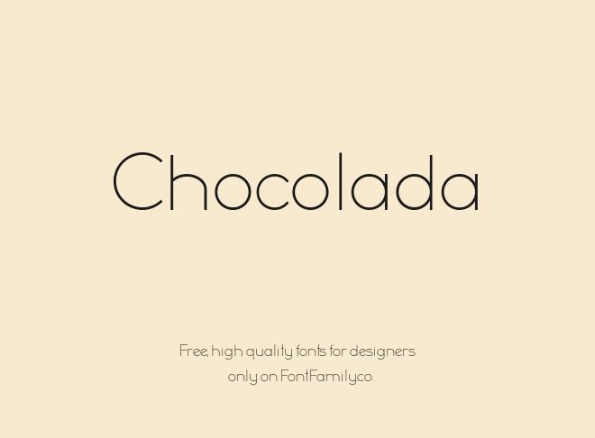 Chocolada Font