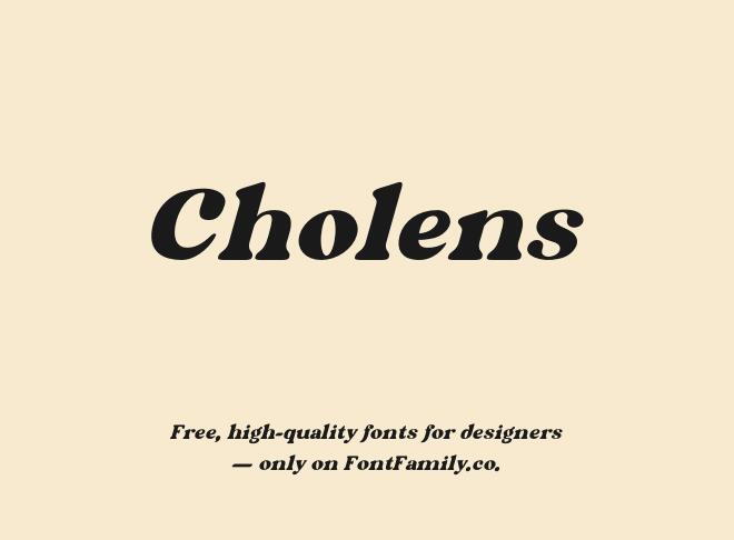 Cholens Font