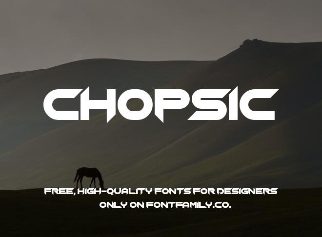 Chopsic Font