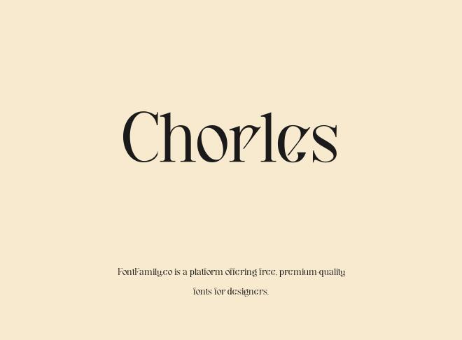 Chorles Font