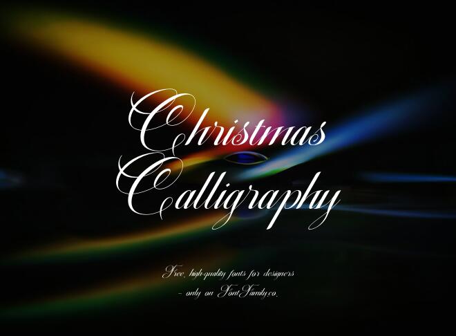 Christmas Calligraphy Font