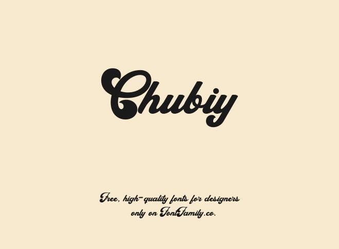 Chubiy Font