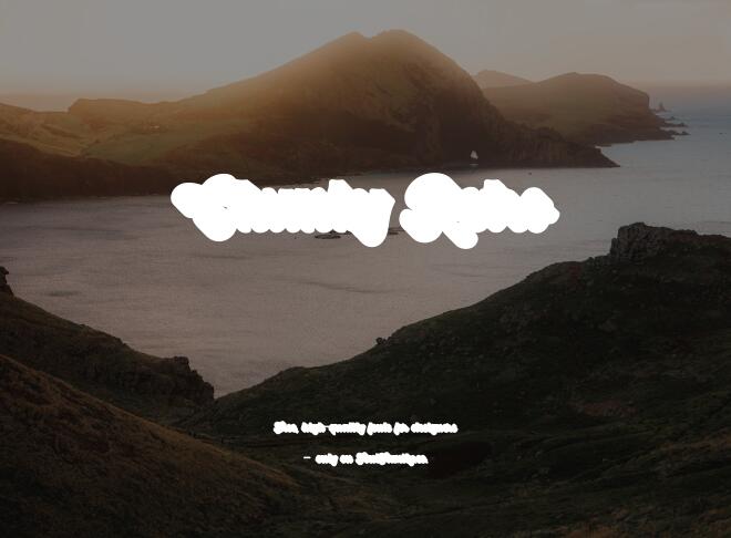 Chunky Retro Font