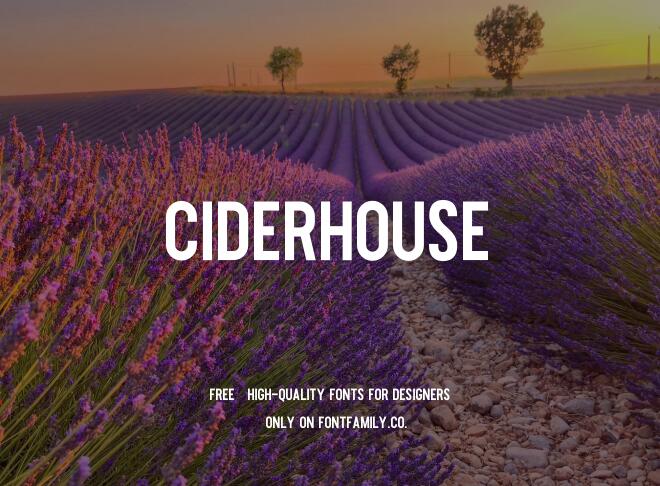 Ciderhouse Font