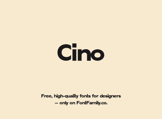 Cino Font