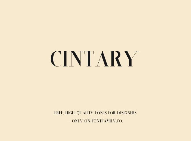 Cintary Font