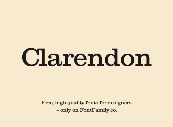 Clarendon Font