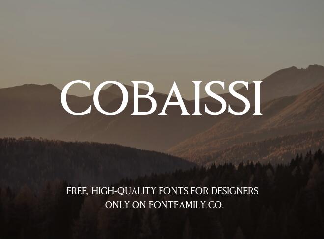 Cobaissi Font