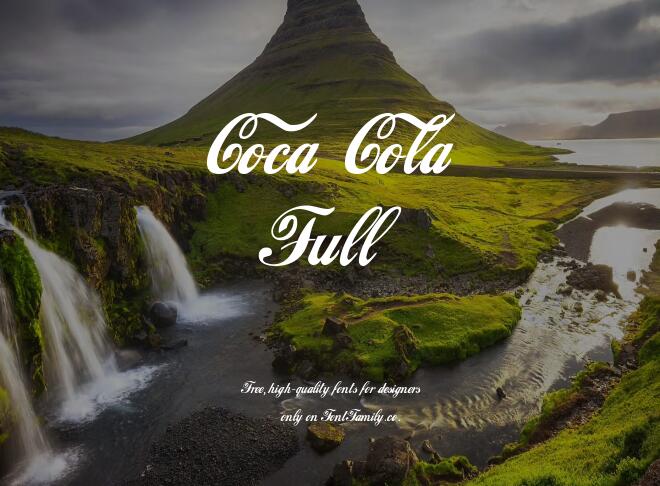 Coca Cola Full Font