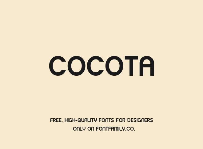 Cocota Font