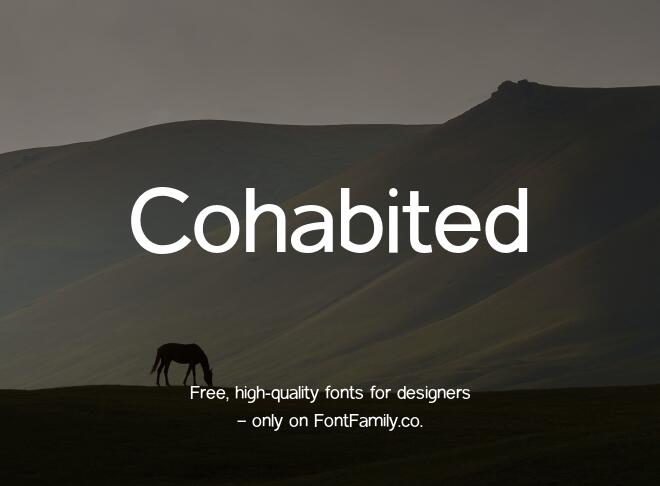 Cohabited Font Family