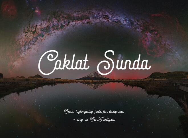 Coklat Sunda Font