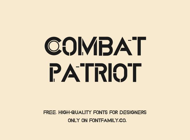 Combat Patriot Font