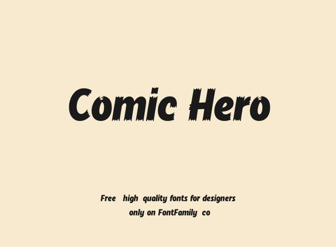 Comic Hero Font