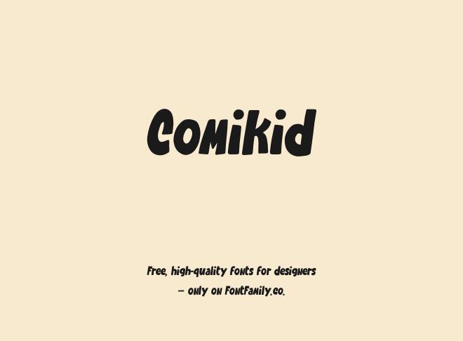 Comikid Font