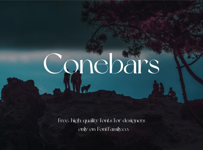 Conebars Font