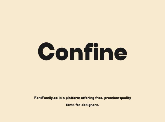Confine Font