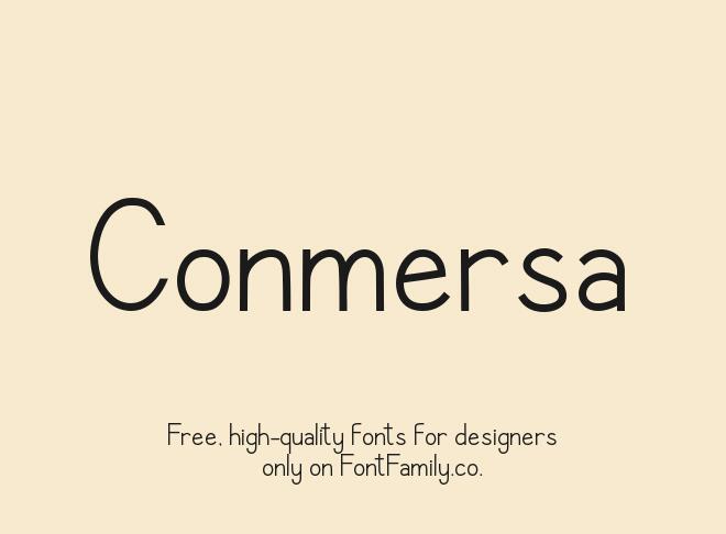 Conmersa Font
