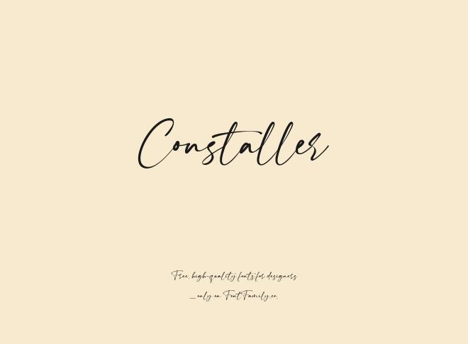 Constaller Font
