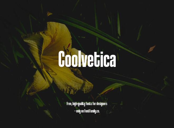Coolvetica Font