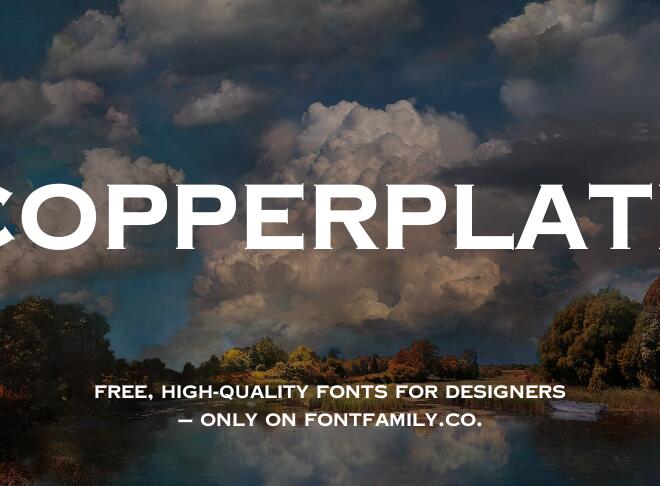 Copperplate Font