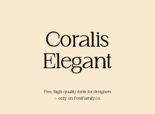 Coralis Elegant Font