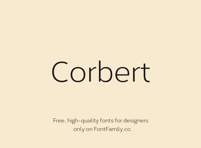 Corbert Font