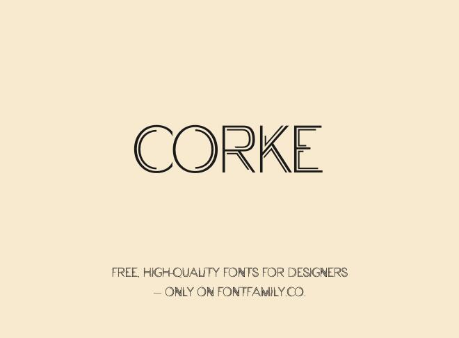 Corke Font