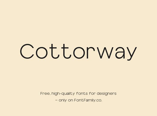 Cottorway Font